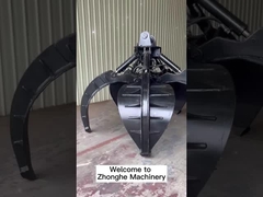 Grapple kulit jeruk ekskavator