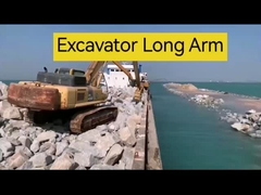Excavator lengan panjang excavator lengan panjang untuk meraih batu
