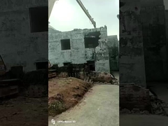 Q355B Q690D Penghancuran Long Reach Boom 20m 30m Untuk Excavator High Reach