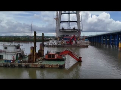 Excavator Long Arm Excavator dengan Telescopic Boom Menggunakan BS900E Menggunakan Lebih Baik Pengelasan Dig House Foundation