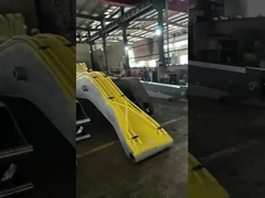 20m 25m Telescopic Dipper Arm dengan Clamshell Bucket Grapple Clamshell Telescopic Arm