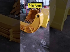 20m 22m Hidraulik Pile Driver Attachment untuk Excavator Pile Driving Arm