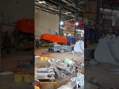 Ekskavator Lengan Panjang 10M 12M 16M Ekskavator Jangkauan Jauh Lengan Teleskopik Boom Teleskopik Q355B Hidrolik