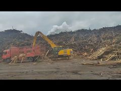 Lengan Demolisi Ekskavator dengan Grab Kayu Lengan Jangkauan Panjang Ekskavator Lengan Panjang Ekskavator