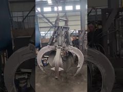 Konstruksi Grapple Hidraulik Grapple Kulit Jeruk Hidraulik Berputar 360 Derajat