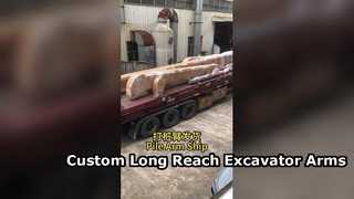 Kapal Lengan Tumpukan Ekskavator! Lengan Panjang Ekskavator Lengan Jangkauan Panjang Ekskavator