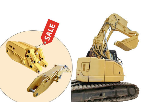 kualitas  Construction Equipment Excavator Tunnel Arm Short Reach Boom With Bucket / Breaker pabrik