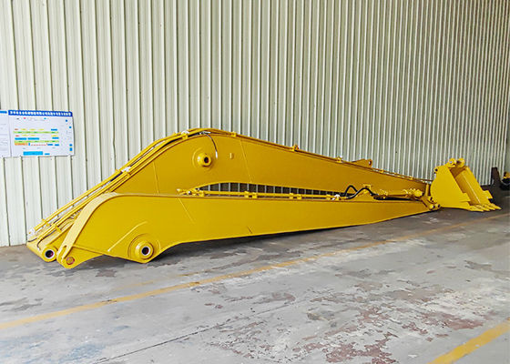 20m Excavator Long Reach Boom Arm Untuk Pengungsian Pasir tanah dasar yang dalam