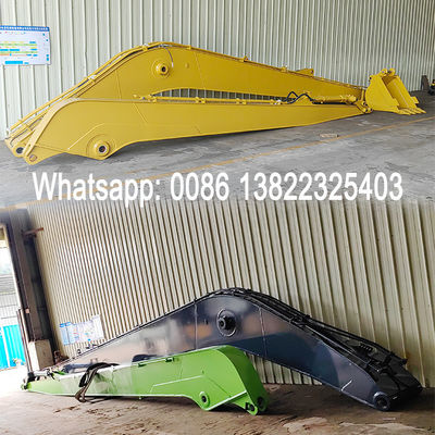 20m Excavator Long Reach Boom Arm Untuk Pengungsian Pasir tanah dasar yang dalam