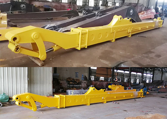 14M 15M Excavator Telescopic Arm Long Arm Dengan Bucket Digging Foundation Pit