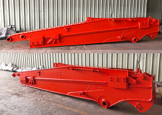 10m Penggalian kedalaman Excavator Telescopic Boom Arm Double Limit Desain