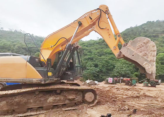 Kekuatan tinggi Q355B Excavator Tunnel Arm Disesuaikan Excavator Boom Attachment