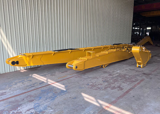 Q355B Q690D Penghancuran Long Reach Boom 20m 30m Untuk Excavator High Reach