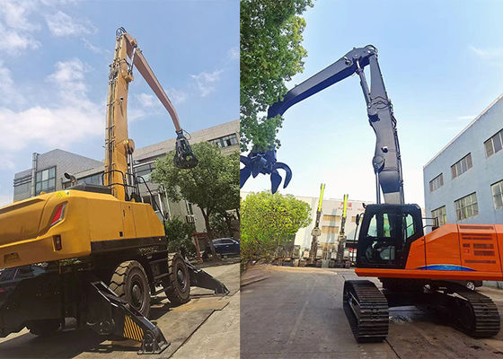 Grab Scrap Metal Material Handler Excavator Arm Q355B Disediakan