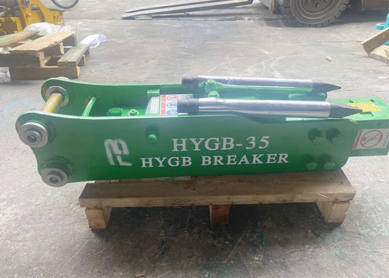 20 Ton 55 Ton Excavator Hydraulic Breaker Untuk Melanggar Jalan Batu