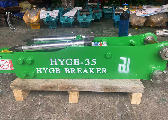 20 Ton 55 Ton Excavator Hydraulic Breaker Untuk Melanggar Jalan Batu