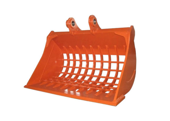 PC200 Excavator Skeleton Bucket Sieved Bucket untuk menyaring pasir batu kerikil