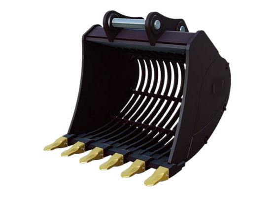 1 Ton 0.5cbm Pekerjaan Konstruksi Excavator Skeleton Bucket Untuk Kucing Hitachi Komatsu