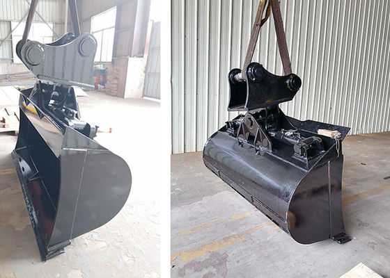 Shaogang Q355B Excavator Tilt Bucket For Digging Sand Soil Silt Penggalian tanah liat