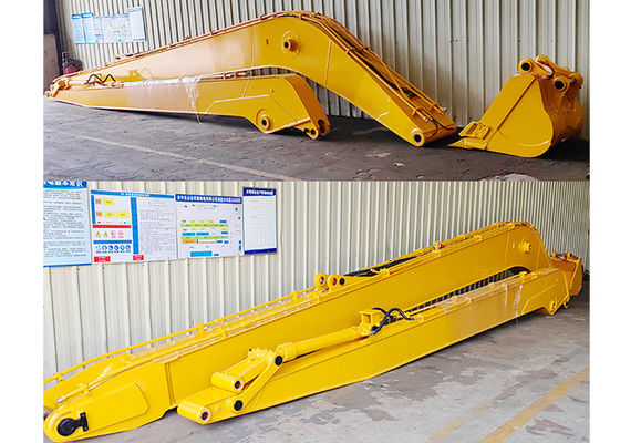 Q690D Q355B Long Reach Excavator Boom And Arm Attachment untuk Penggalian