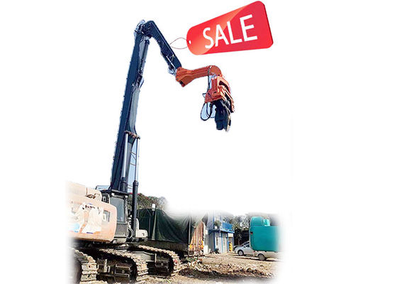 24m excavator tumpukan mengemudi lengan, Long Reach Boom Untuk 65ton excavator