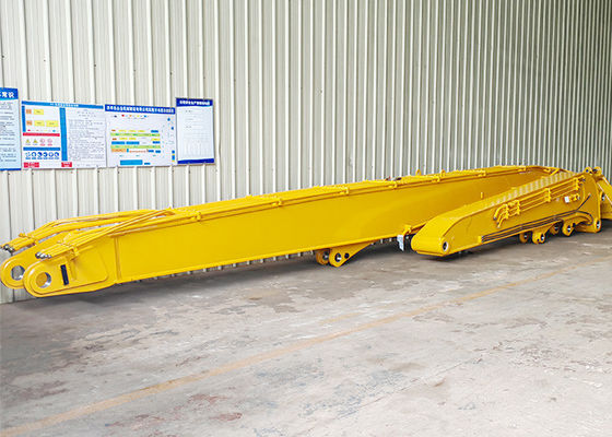 Q355B / Q690D Hydraulic Excavator Pile Driver Boom Dengan Tinggi Tumpukan 19m