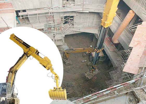 Ekskavator Teleskopik Hidraulik 30M dengan Bucket Clamshell