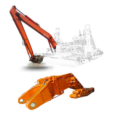Custom Excavator Long Reach Boom Extension Arm untuk proyek jangkauan tinggi ZX1200