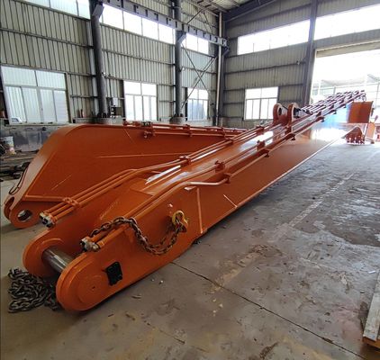 Q690D Excavator Long Reach Boom Dengan Bucket Cylinder Untuk Mengunggah Pasir