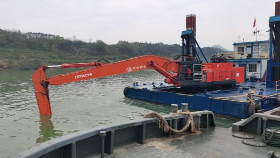 Custom Excavator Long Reach Boom Extension Arm untuk proyek jangkauan tinggi ZX1200