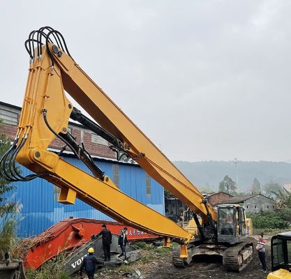 25-70 Ton Excavator Demolition Long Boom Untuk Bangunan Tinggi Demolition