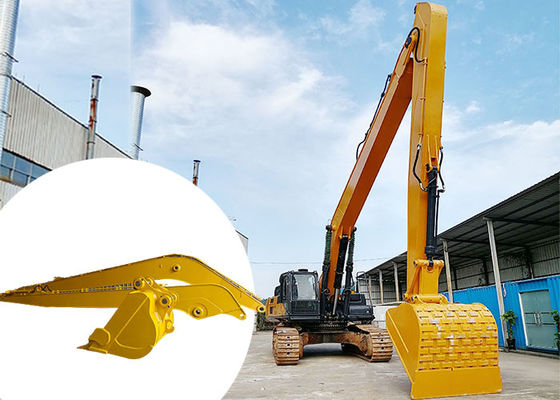 22m Excavator Long Reach Boom Pembersihan Sungai Dredging Excavator Long Arm