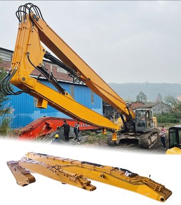 3 Bagian Long Reach Excavator Demolition Arm High Reach Boom Untuk Kucing Komatsu