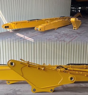 Custom Color Excavator Demolition Long Arm Dengan Hydraulic Shear Breaker