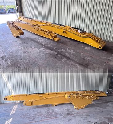 Custom Color Excavator Demolition Long Arm Dengan Hydraulic Shear Breaker