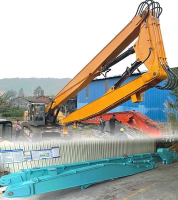 High Reach Hydraulic Demolition Boom Excavator Attachments untuk Demolition Bangunan