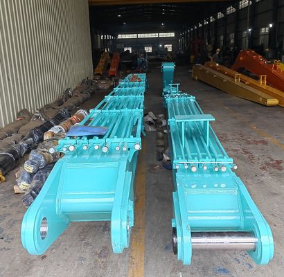 Boom Demolisi 2-Bagian 18-Meter untuk Ekskavator Tahan Lama 20-45ton untuk Pekerjaan Pembongkaran Bangunan, Lampiran Ekskavator Q355B