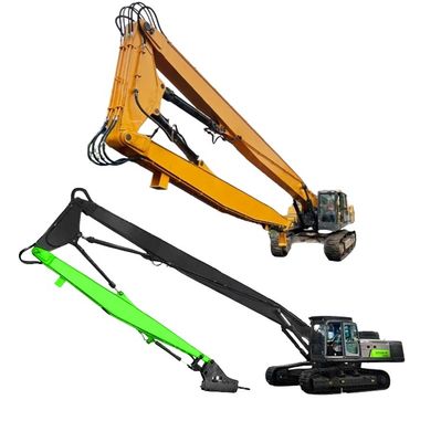 3 bagian Heavy Duty Excavator Arm High Reach Demolition Equipment Boom
