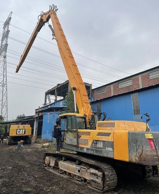 Excavator Long Reach Demolition dengan Shear Heavy Duty