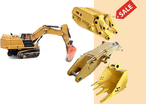 Plat yang lebih tebal Excavator lengan pendek dengan ember / pemutus penggalian terowongan