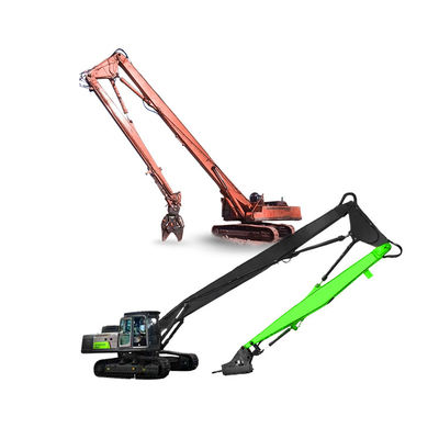 Tiga Bagian Telescopic Demolition Boom, Q355B Q690D Demolition Excavator Arm