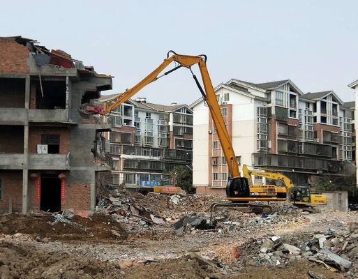 6-8Ton Long Reach Demolition Excavator Boom untuk merobohkan bangunan