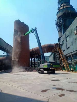 Custom Long Reach Hydraulic Boom Arm Untuk High Reach Demolition Excavator