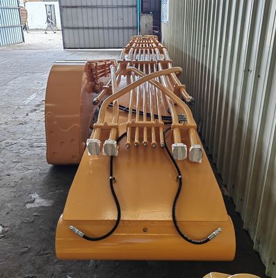 Long Reach Excavator Pile Driving Arm Hydraulic Piling Attachment untuk Konstruksi