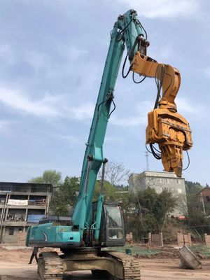 OEM Excavator Pile Driving Boom Arm vibratory pile hammer Perlengkapan