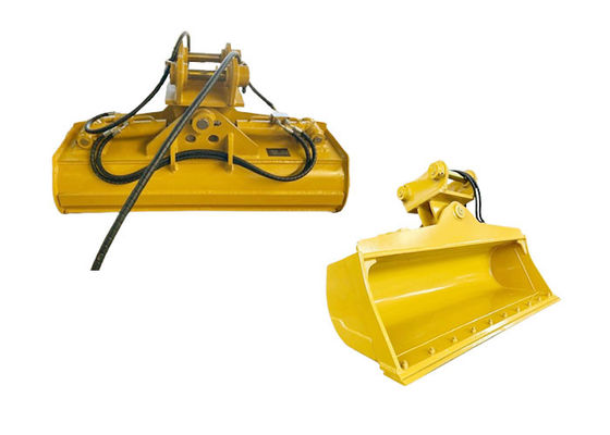 Shaogang Q355B Excavator Tilt Bucket For Digging Sand Soil Silt Penggalian tanah liat