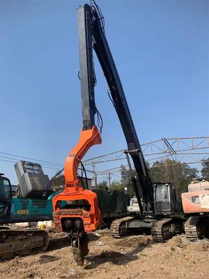 Customized Color Excavator Pile Driving Boom Arm Dengan Hammer Auger Attachment