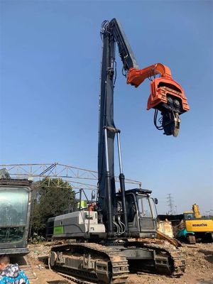 Customized Color Excavator Pile Driving Boom Arm Dengan Hammer Auger Attachment