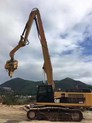Lengan Tiang Ekskavator Tugas Berat 13,5-18m untuk Lampiran Penggerak Tiang Lembaran Ekskavator 30-50 Ton Q355B Q690D Disesuaikan