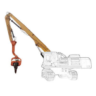 Boom lengan penggerak tumpukan kekuatan tinggi untuk 20ton - 24ton excavator
